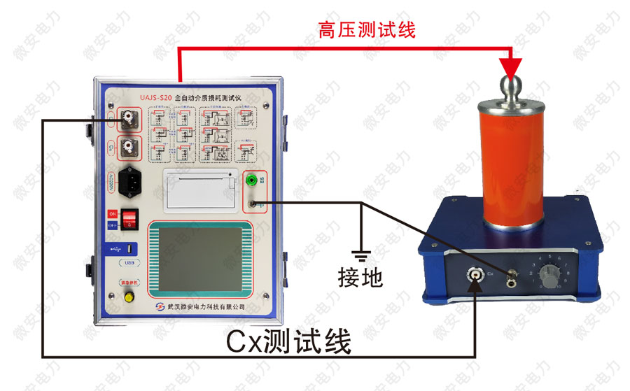 介质损耗因素标准器正接线